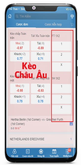 kèo châu âu