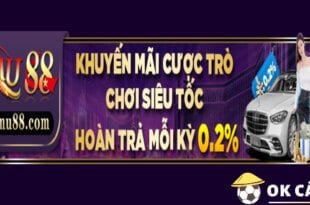 Nhà cái MU88 hoàn trả cược trò chơi hấp dẫn 0.2%