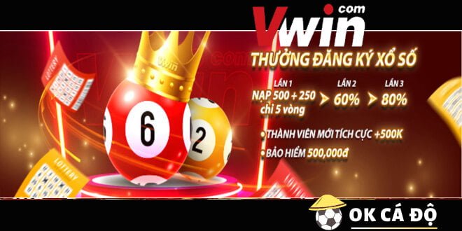 Vwin thưởng 278% Xổ số chào mừng đến 10 triệu đồng