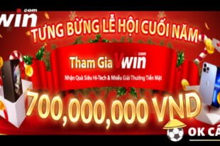 Vwin tặng tất niên cho thành viên lên đến 700 triệu