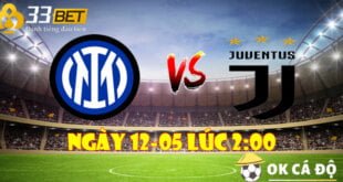 33BET Soi kèo Juventus và Inter ngày 12/5 lúc 2:00